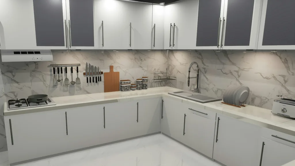 Kitchen upgrade for rental property showing practical improvement quality